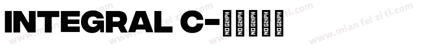 Integral C字体转换